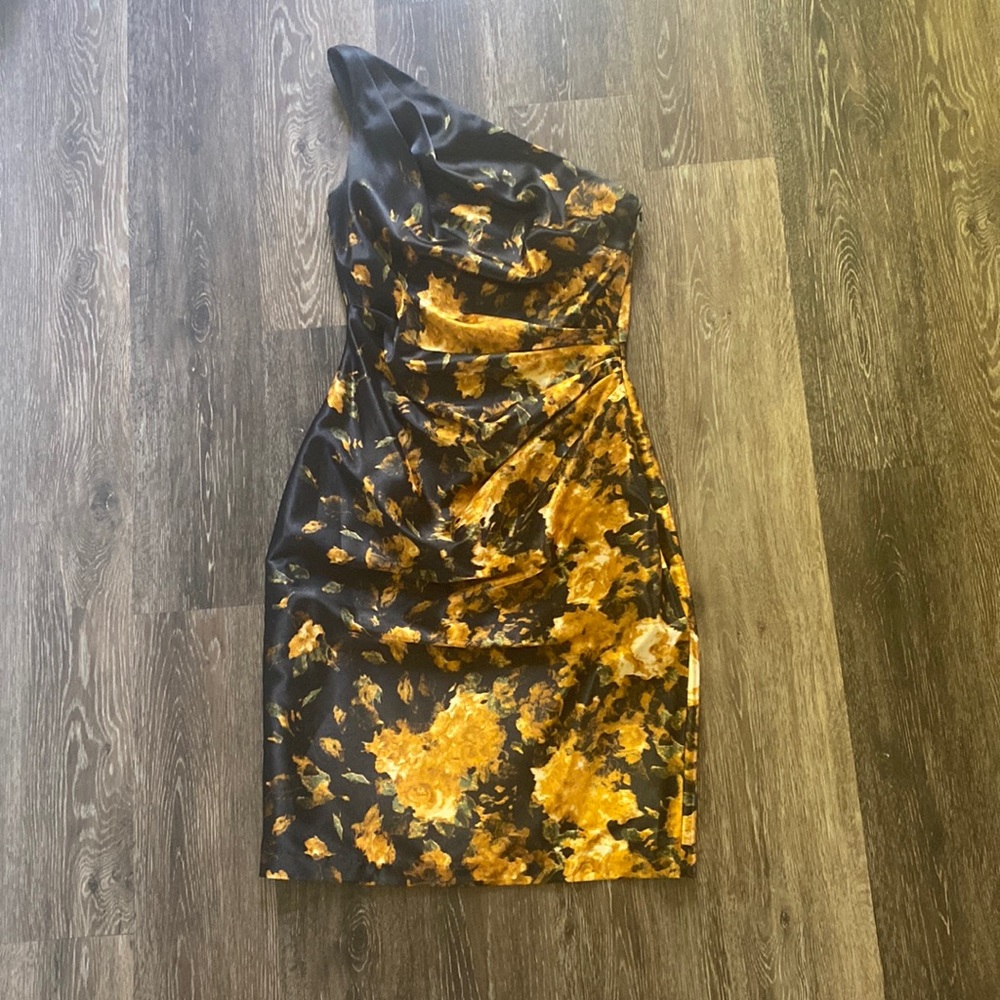 Maggy London One Shoulder Dress